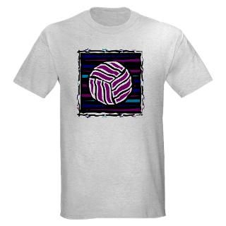 VOLLEYBALL {18}  purple/blue T Shirt by 805sports