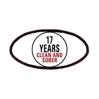 17 Years Clean & Sober Patches for $6.50