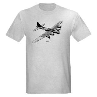 AIR CORP T shirts  B 17 Bomber Light T Shirt