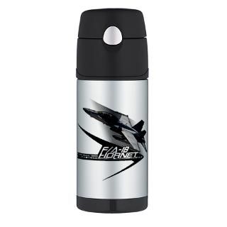 Fighter Jet Drinkware  F/A 18 Hornet Thermos® Bottle (12oz