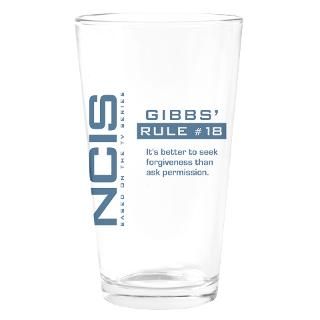 NCIS Gibbs Rule #18 Drinking Glass