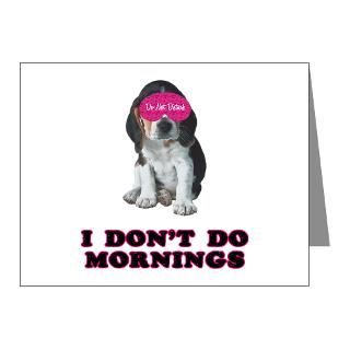 Gifts  Beagle Note Cards  Beagle Mornings Note Cards (Pk of 20