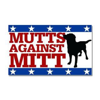 Mutts Against Mitt Car Magnet 20 x 12 by FCAC