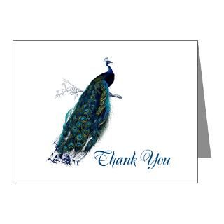  Bangalore Note Cards  Peacock Thank You Note Cards (Pk of 20