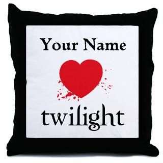 Twilight Pillows Twilight Throw & Suede Pillows  Personalized