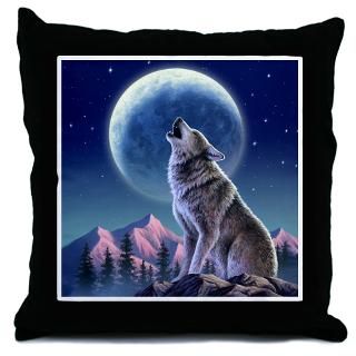 Wolf Pillows Wolf Throw & Suede Pillows  Personalized