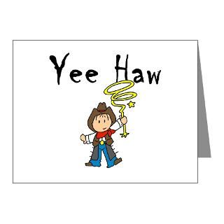 Boys Gifts  Boys Note Cards  Yee Haw Cowboy Note Cards (Pk of 20)