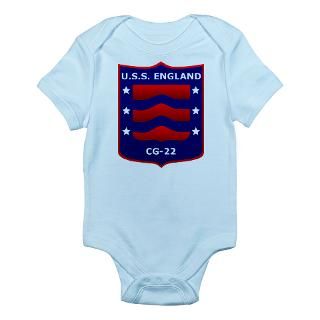 USS England CG 22   Infant Bodysuit for