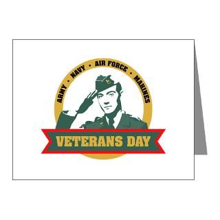 Note Cards  Veterans Day Gifts and Shirts Note Cards (Pk of 20