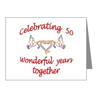 Gifts  50 Years Together Note Cards  Note Cards (Pk of 20