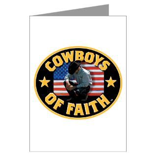 Cowboy Greeting Cards  Cowboys of Faith Greeting Cards (Pk of 20