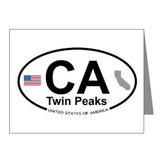 Gifts  America Note Cards  Twin Peaks Note Cards (Pk of 20