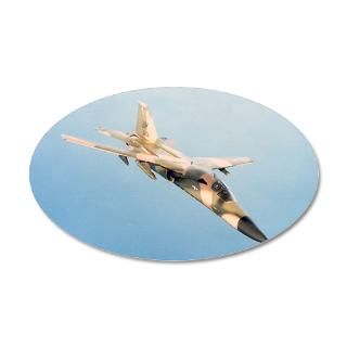 Air Force Gifts  Air Force Wall Decals  Jet Fighter 22x14 Oval