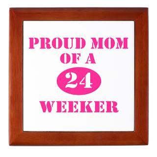 Proud Mom 24 Weeker Keepsake Box