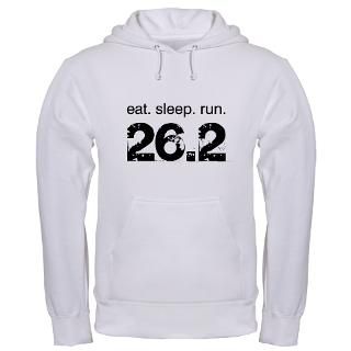 10K Gifts  10K Sweatshirts & Hoodies  Eat Sleep Run 26.2 Hoodie
