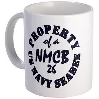 Property of NMCB 26 US Navy Seabee Mug