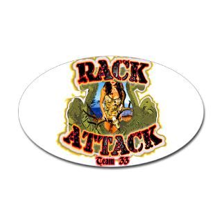 Team 33 Rack Attack Oval Decal for $4.25