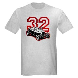 32 roadster in red t shirt