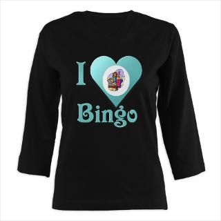 Bingo Gifts  Bingo Long Sleeve Ts  I Love Bingo #3 Womens Long