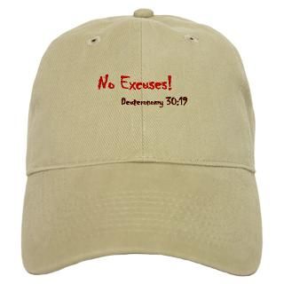 No Excuses, Deuteronomy 3019 Cap  Scripture Caps