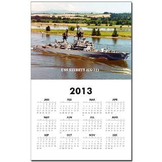USS STERETT (CG 31) Calendar Print