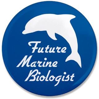 Biologist Gifts  Biologist Buttons  Future Marine Biologist 3.5
