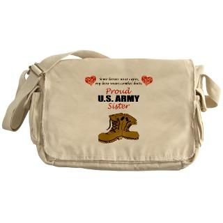 Proud US Army Sister Messenger Bag for $37.50