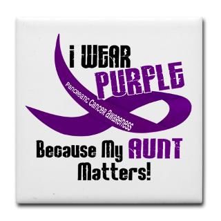 Wear Purple (Aunt) 33 PC Tile Coaster