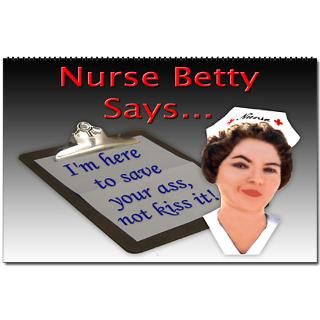 Nurse Betty Says Oversized Wall Calendar for $32.50