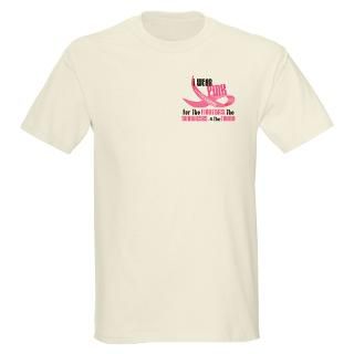 Wear Pink For Fighters Survivors Taken 33 T Shirt by pinkribbon01