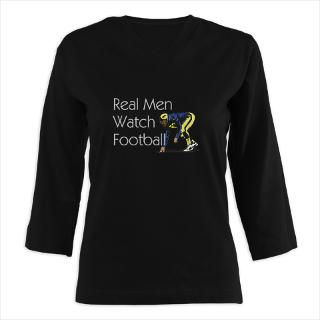 watchfootball.png 3/4 Sleeve T shirt (Dark)