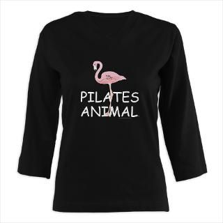 pilatesanimal2.png 3/4 Sleeve T shirt (Dark)