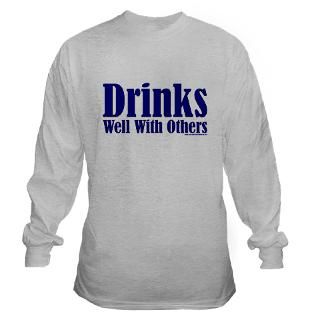Drinks Well With Others Golf Shirt by pwwonet