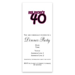 Moms 40th Birthday Invitations by Admin_CP7859459  507329195