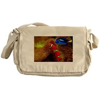 Clownfish and Regal Tang   Messenger Bag for $37.50