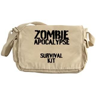Zombie Apocalypse Survival Kit Messenger Bag for $37.50