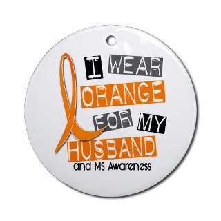 Wear Orange 37 MS Ornament (Round) for $12.50
