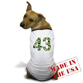 Number 43 Camo Dog T Shirt for $19.50