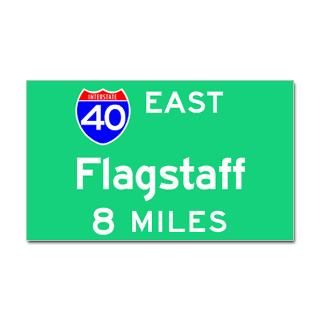 Flagstaff AZ, Interstate 40 East Sticker (Rectangu Sticker by