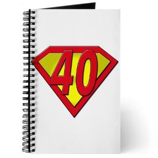 Super 40 40th Gifts Journal for $12.50