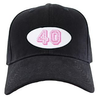 40 Gifts  40 Hats & Caps  Pink 40 Years Old Birthday Baseball Hat