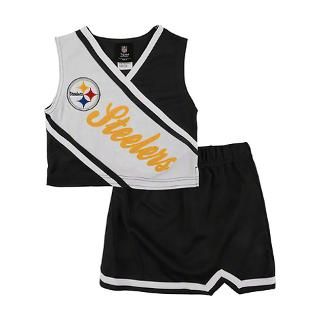 Pittsburgh Steelers Girls 4 6 Two Piece Cheerleader Set