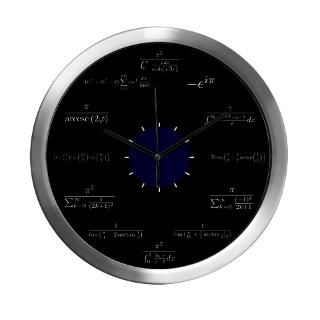 Math Modern Wall Clock (black) for $42.50