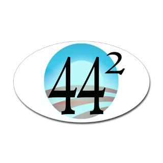 44 squared. Obama is President. Decal for $4.25