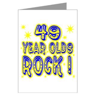 49 Gifts  49 Greeting Cards  49 Year Olds Rock  Greeting Card