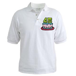 45 Year Old Birthday Cake T Shirt for $22.50
