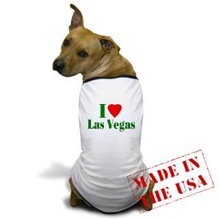 America Gifts  America Pet Apparel  I Love Las Vegas Dog T Shirt