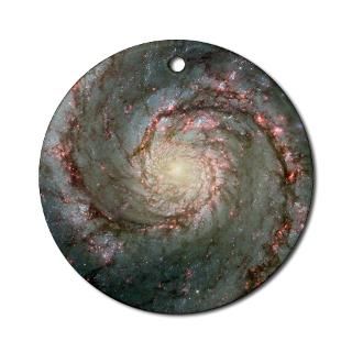 M51 Whirpool Galaxy Astronomy Christmas Ornament for $12.50