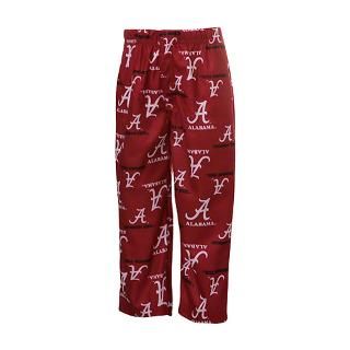Alabama Crimson Tide Kids 4 7 Crimson Team Logo Printed Pants