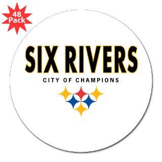 Sixburgh Pittsburgh Steelers 3 Lapel Sticker (48